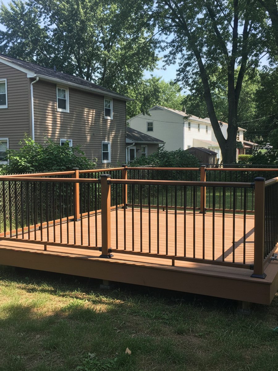 Composite Decking Conversion completed by Ace Deck Solutions in Newark, NY