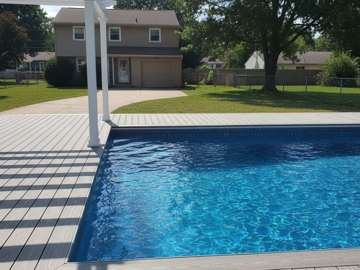 Custom Deck Design completed by Ace Deck Solutions in White Plains, NY